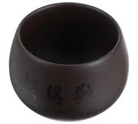 ADOCARN Traditional Chinese Clay Cup Large Single Ceramic Tea Cup with Unique Design and Sturdy Material, for Tea Drinking and Other Beverages, Featuring Refined Aesthetic and Versatile