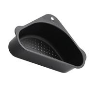 ADOCARN Triangle Sink Strainer with Suction Cup Kitchen Sink Drain Basket with Stainless Steel Material and Portable Load-Bearing Design for Fruit and Vegetable