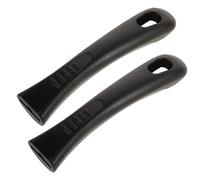 ADOCARN Universal Replacement Pan Handle for Replacing Old or Broken Handles 2pcs with Dual Hole Design and 8 Screws, Quality Cookware Grip for Wok and Pots in Kitchen