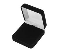 ADOCARN Velvet Medal Pin Display Box with Flip Cover Multipurpose Lapel Pin and Ring Packaging Case for Jewelry Storage Portable Black Presentation Holder for Medals Badges and Accessories