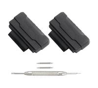 ADOCARN Watch Strap Connector Adapter Set for 100 and DW-5600 | TPU Black Finish, Easy Installation Included Removal Tool, Replaces Worn Connector Parts, Simple Design