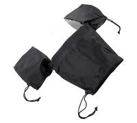 ADOCARN Waterproof and Sleeves in Adjustable Cover Dslr Camera Rain with Easy Control Made from Sturdy Pe Material Black for Photography