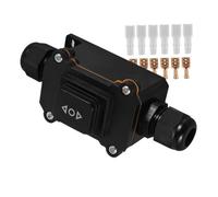 ADOCARN Waterproof Inline Switch 30a Double-sided Self-resetting Momentary Button for Motor Forward Reverse Control, PC and Copper Material with Sleek Modern Design, Easy Random Color