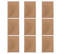 ADOCARN Wedding Invitation Set Vintage Style 120pcs Kraft Paper with Brown Envelopes Open When Card Set and Romantic for Graduation W nd Classic Artworks for Birthday Crafts
