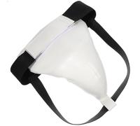 ADOCARN White 1 Integrated Crotch Guard Wear-resistant Breathable Comfortable Groin Protector Training Accessories for Taekwondo Competitive Sports