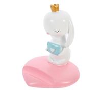 ADOCARN White Rabbit Phone Stand for Cell Phones, Modern Poly Resin | Creative Desktop Holder, Universal Fit for Mobile Devices, Watching Video or Bedside Use, Chic Simple Design