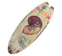ADOCARN Wooden Surfboard Wall Decor Summer Themed Art Decoration for Beach Parties Retro Farmhouse Plaque for Indoor Outdoor Use Unique Ocean Ornament