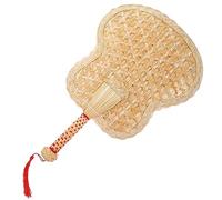 ADOCARN Woven Wheat Straw Hand Fan Lightweight Portable Summer Cooling Fan for Adults for Home Office Dance Performance