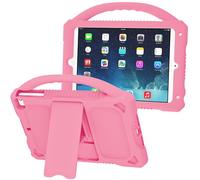 Adocham Kids Case for iPad Mini 5 4 3 2 1, Lightweight and Full-Body Shockproof Silicone Case Cover with Built-in Foldable Kickstand and Grip Handle (Pink)