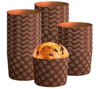 Adodotoe Panettone Paper Molds, 12 Pcs Easter Bread Molds (5 inch)