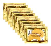 Adofect 24K Gold Collagen Under Eye Mask, Crystal Powder Gel Collagen Eye Patches, Great…