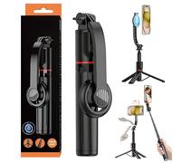 Adolapro Snap360 Magnetic Selfie Tripod, Adolapro Magnetic Tripod, Magnetic Selfie Stick Phone Tripod with Remote, Extendable Cell Phone Tripod Stand, Selfie Stick Tripod for Phone (NO Light)