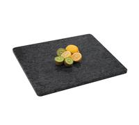 Adolif Black Marble Cutting Board For Kitchen, Large Marble Slab Pastry Board With Non-Slip Feet For Baking, Cheese, Charcuterie, Chocolate, 16x20 Inch, Pack Of 1 Piece