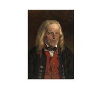 Adolph Tidemand Paintings Wall Art Poster Prints Portrait Study of The Farmer Jan Sandve (1871) Room Aesthetic Print Art Wall Painting Canvas Modern Bedroom Decor Unframe 16x24inch(40x60cm)