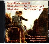 Adomeit - Rachmaninov: Pno.Concertos 1&3