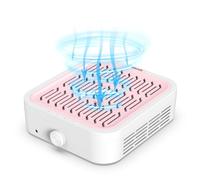 Adonafy Professional Nail Dust Collector: Powerful Nail Extractor Fan Dust Collector with HEPA Filter - Portable Dust Extractor Nails for Salon Home, 28-45 Manicure Enthusiast, Pink