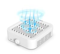 Adonafy Professional Nail Dust Collector: Powerful Nail Extractor Fan Dust Collector with HEPA Filter - Portable Dust Extractor Nails for Salon Home, 28-45 Manicure Enthusiast, White