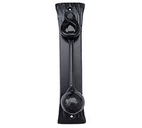 Adonai Hardware 8.7 Inch"Mellicu" Antique Iron Hand Forged Door Knocker - Matte Black