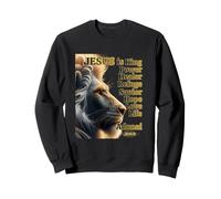 Adonai King Christ Jesus Power Lion Strength Faith Love Hope Sweatshirt