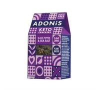 Adonis Black Pepper & Sea Salt Keto Crackers 60g