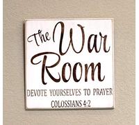Adonis554Dan War Room Printed Wooden Sign Colossians 42 Prayer Bible 12 x 12 The War Room