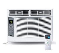 Adoolla 6,000 BTU Turbo Fast Cooling Up to 250 Sq.Ft. Flexible Opening(T Design), AC Unit with Remote & APP Control, Easy Install Kit, Auto Restart, 24H Timer Window Air Conditioner, White