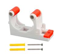 Adoorniequea Bicycle Wall Mount Hook Adjustable Storage Holder,White Black | High-strength PC plastic,adjustable width fits 1.0-2.8 In tires,horizontal/vertical/upside-down install