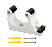 Adoorniequea Bicycle Wall Mount Hook Adjustable Storage Holder,White Black | High-strength PC plastic,adjustable width fits 1.0-2.8 In tires,horizontal/vertical/upside-down install