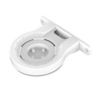 Adoorniequea Wall Mount Bracket for Smart Speakers,ABS,Saving,White | Sturdy ABS,includes 2 screws,reserved charging port,built-in cable storage,fits Echo Dot 4 and Google Nest Wifi