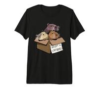 Adopt a Capybara Shirt Funny Capy Box Capybara Rodent Premium T-Shirt
