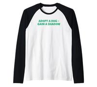 Adopt a Dog - Gain a Shadow Raglan Baseball Tee