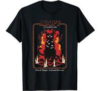 Adopt A Familiar Creepy Animal Black Magic Rescue T-Shirt M-3XL Black 3XL