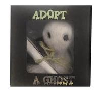 Adopt A Ghost - Halloween Adorable Ghost Doll | Adopt A Ghost In A Box With A Tiny Scroll, Supernatural Felt minii Ghost Doll Companion Toy Spooky Halloween Decoration For Ghost Stories Lovers