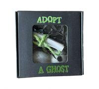 Adopt A Little Pocket Ghost, 2025 Personalize Little Pocket Ghost with a Tiny Scroll, White Wool Felt Ghost Ornaments, Creative for Ghost Stories, Black Creative Funny Gift for Halloween Lovers