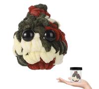 Adopt a Nugget Plush, Positive Nugget Plush with Encouragement Cards & Plastic Jar Little Plush Stuffed Toys for Desktop Ornaments Birthday Gift