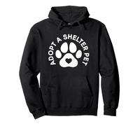 Adopt A Shelter Pet - Animal Rights Activist Animal Shelter Pullover Hoodie