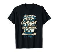 Adopt A Staffie T-Shirt Rescue Dog Shirt T-Shirt
