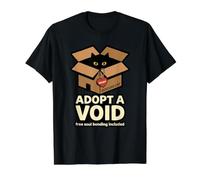 Adopt A Void Adoption Black Cat Rescue Enthusiast Halloween Value Graphic T-Shirt, Men, Black, S