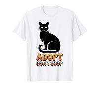 Adopt Don't Shop Animal Rescue Message T-Shirt