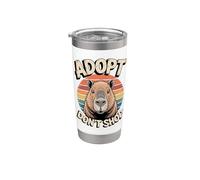 Adopt Don't Shop Capybara Capybara Lover Stainless Steel Insulated Tumbler