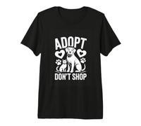 Adopt Dont Shop Dog Cat Rescue Pet Adoption Premium T-Shirt