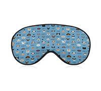 Adopt Don't Shop Dog Cat Sleep Eye Mask Soft Eye Covers Blocking Lights Blindfold with Adjustable Strap for Travel Nap
