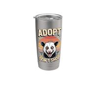 Adopt Don't Shop Opossum Opossum Lover Stainless Steel Insulated Tumbler