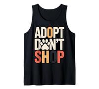 Adopt Don't Shop Rescue Dog Cat Shelter Tank Top