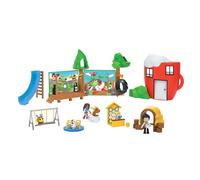 Adopt Me! Coffee Shop and Playground Large Playset - Top Online Game - Exclusive Virtual Item Code Included - Featuring Your Favourite Pets, Characters, and Playscapes - Ages 6+