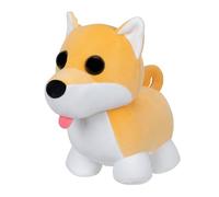 Adopt Me! Collector Plush - Shiba Inu - Series 4 - Ultra-Rare In-Game Stylization Plush - Exclusive Virtual Item Code Included - Toys for Kids Featuring Your Favourite Pet, Ages 6+