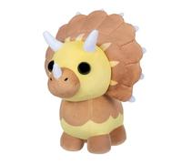 Adopt Me! Collector Plush - Triceratops - Series 4 - Uncommon In-Game Stylization Plush - Exclusive Virtual Item Code Included - Toys for Kids Featuring Your Favourite Pet, Ages 6+