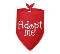 Adopt Me Dog Bandana for Dog Owner Funny Adopt Gifts Pet Dog Triangle Scarf Accessories Adoption Announcement Photo Props for Small Medium Large Dogs Cats
