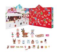 Adopt Me! Holiday Calendar - Features (8) 2-inch Pets, (2) 2.75-inch Figures, and 13 Unique Accessories - Exclusive Virtual Item Code Included - Ages 6+