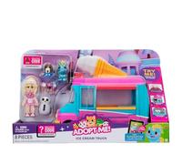 Adopt Me! Ice Cream Truck - Transforming Vehicle with Lights and Sounds - Top Online Game - Exclusive Virtual Item Code Included